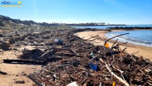 Scopri di più sull'articolo Maltempo e mareggiate, rifiuti sulle spiagge agrigentine: associazioni al lavoro per la pulizia. Le foto