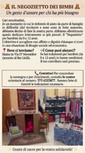 Scopri di più sull'articolo Favara, Già operativo il “Negozietto dei Bimbi”: un gesto d’Amore e Solidarietà nel Cuore della nostra comunità