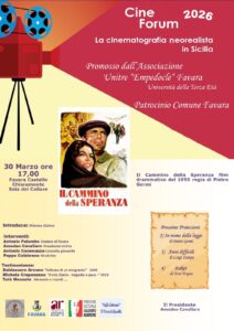 Scopri di più sull'articolo Al via il Cine Forum 2026 dell’Unitre “Empedocle” con : Il cammino della speranza”