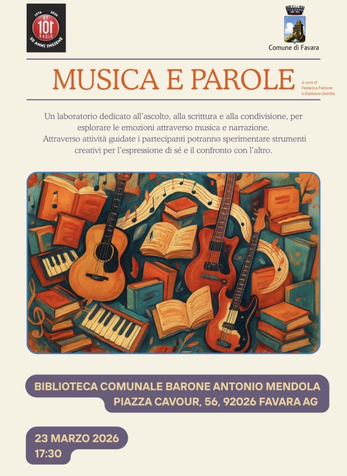Scopri di più sull'articolo Musica e Parole”: un laboratorio esperienziale tra emozioni, ascolto e creatività.