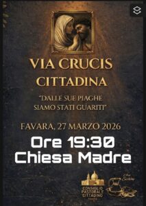 Scopri di più sull'articolo Favara, la Via Crucis Cittadina stasera si svolgerà in Chiesa Madre