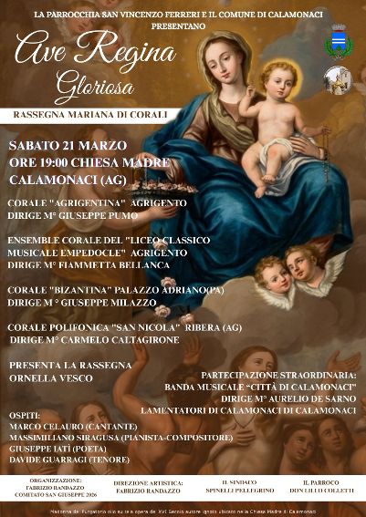 Scopri di più sull'articolo Musica sacra oggi nella Chiesa Madre di Calamonaci