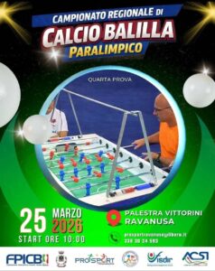 Scopri di più sull'articolo A Ravanusa il Campionato Regionale di Calcio Balilla Paralimpico