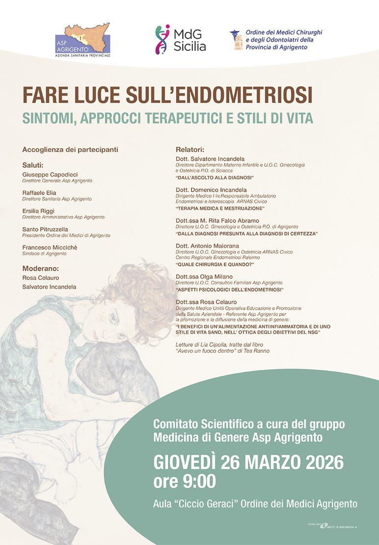 Al momento stai visualizzando Agrigento, “Fare luce sull’endometriosi”: incontro ASP per sensibilizzare su diagnosi e cure