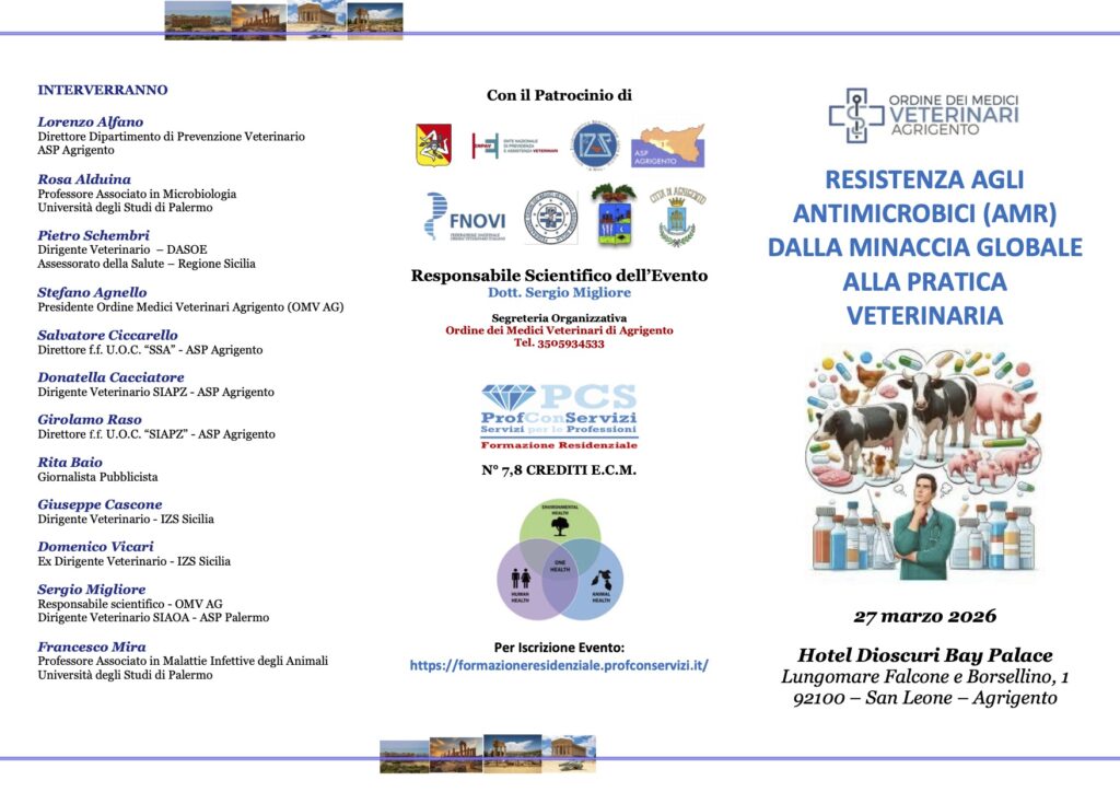 Al momento stai visualizzando Agrigento, San Leone: veterinari a convegno sugli antimicrobici