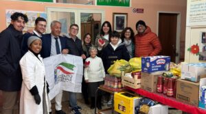 Scopri di più sull'articolo Grande partecipazione alla Colletta per la Mensa della Solidarietà organizzata da Gioventù Nazionale
