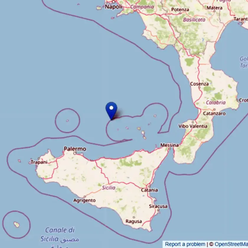 Scopri di più sull'articolo Sciame sismico al largo della Sicilia: notte di scosse tra Palermo e le Eolie