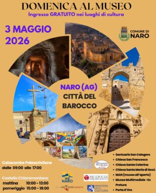 Al momento stai visualizzando Domenica 3 maggio, musei gratis a Naro: un invito alla cultura per tutti
