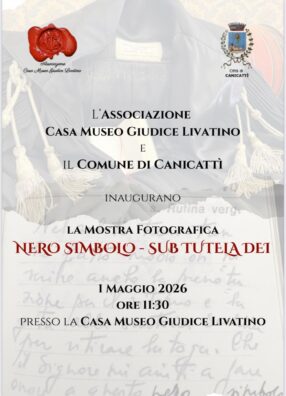Al momento stai visualizzando Mostra fotografica “Nero Simbolo” alla Casa Museo del Giudice Livatino
