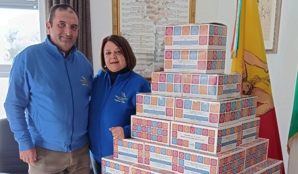 Al momento stai visualizzando La Fondazione Cutino regala 100 colombe pasquali al Comune di Montevago