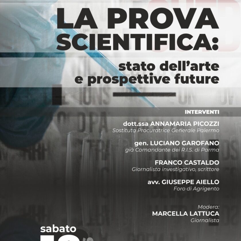 Al momento stai visualizzando Agrigento ospita un importante convegno sulla prova scientifica con esperti di rilievo