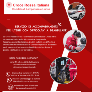 Scopri di più sull'articolo Lampedusa: Croce Rossa avvia servizio di accompagnamento per disabili