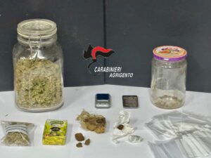 Scopri di più sull'articolo Naro: arrestato un uomo per possesso di droga