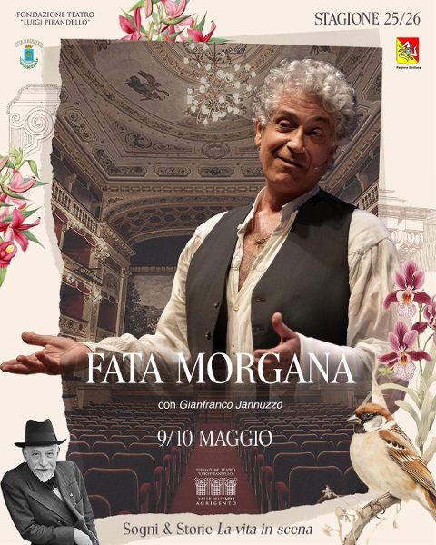 Al momento stai visualizzando Gianfranco Jannuzzo in scena con “Fata Morgana” al Teatro Pirandello