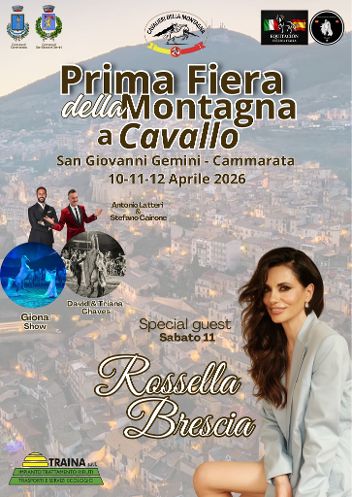 Al momento stai visualizzando Fiera del Cavallo: dal 10 al 12 aprile a San Giovanni Gemini e Cammarata