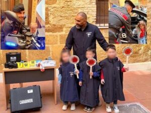 Scopri di più sull'articolo Bambini di Agrigento in visita ai carabinieri per imparare la legalità