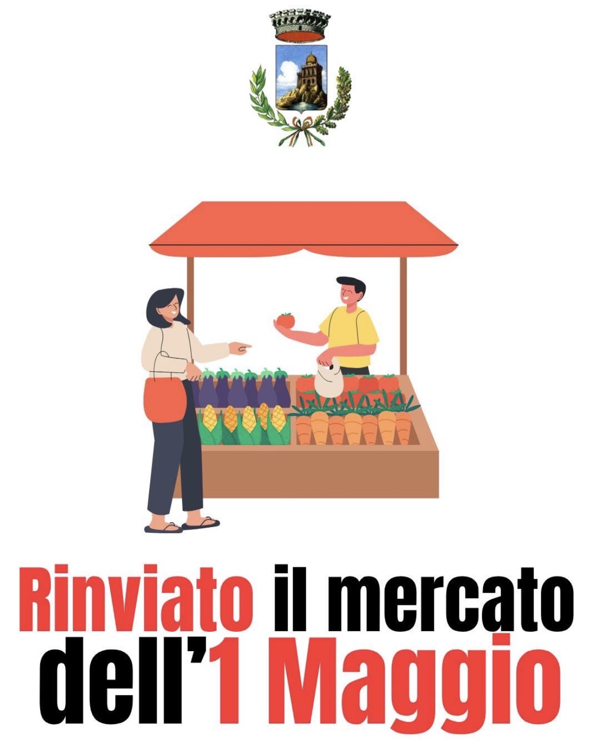 Al momento stai visualizzando Favara, rinviato il mercato del 1° maggio: nuovo appuntamento domenicale