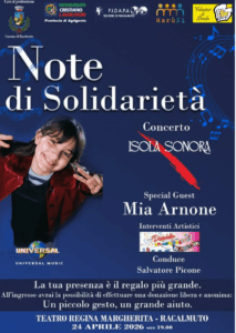 Scopri di più sull'articolo Solidarietà in musica: il Teatro Regina Margherita di Racalmuto ospita l’evento