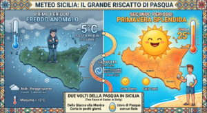 Scopri di più sull'articolo Pasqua segna l’arrivo della primavera in Sicilia: attesi 25°C