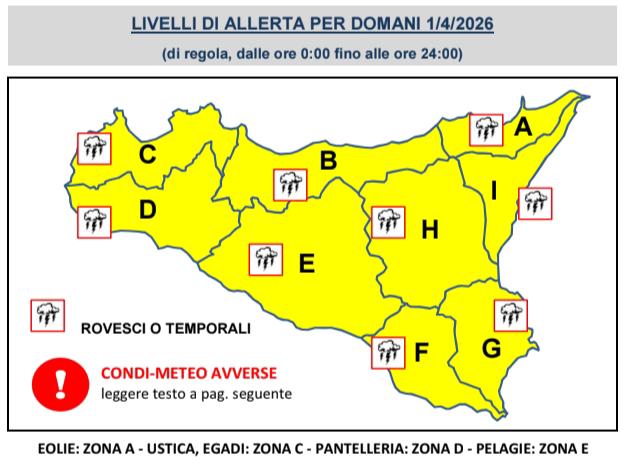 Al momento stai visualizzando Allerta Gialla della Protezione Civile valida fino alla mezzanotte di oggi