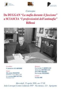 Scopri di più sull'articolo Agrigento: dalla mafia all’antimafia, un viaggio tra Duggan e Sciascia