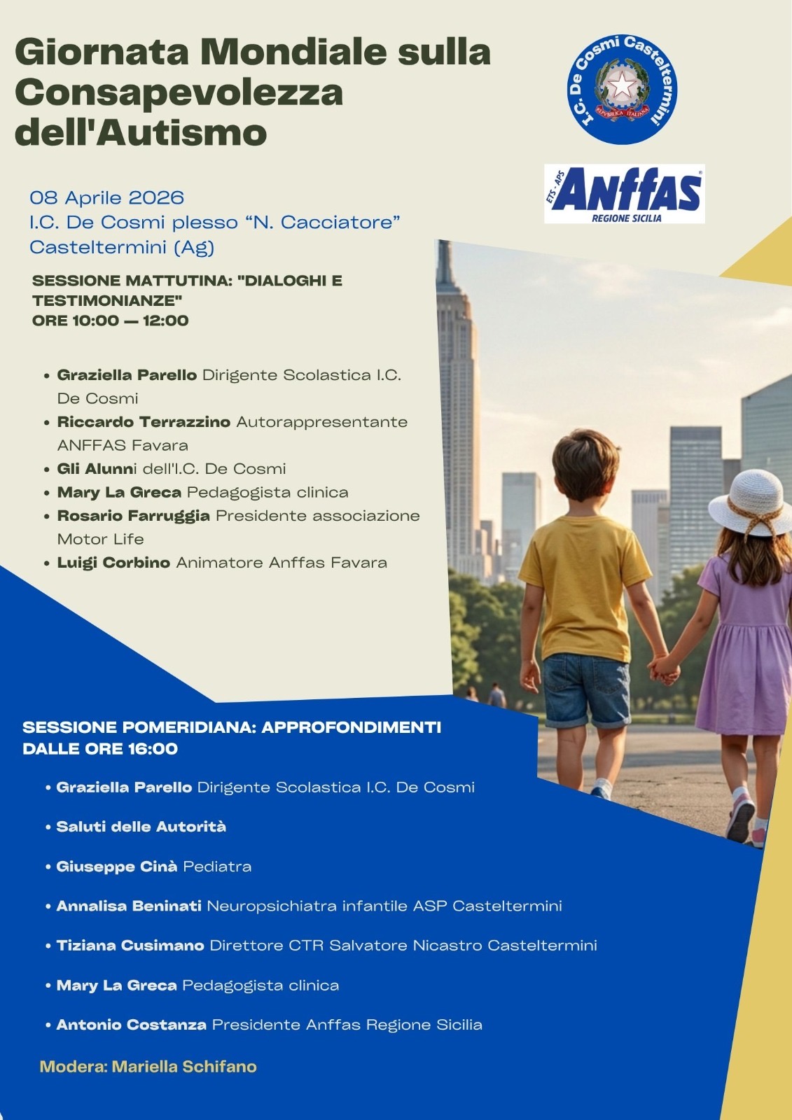Al momento stai visualizzando Casteltermini celebra la giornata per la consapevolezza sull’autismo