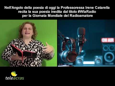 Al momento stai visualizzando Teleacras – #Angolodellapoesia di Irene Catarella #WLaRadio