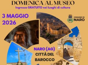Scopri di più sull'articolo Domenica 3 maggio: musei di Naro aperti gratis per una giornata di cultura