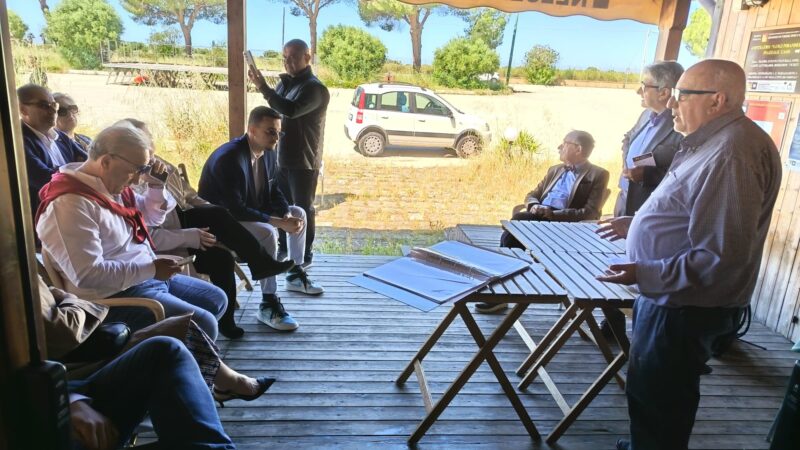 Al momento stai visualizzando Candidato sindaco Di Rosa in visita al Parco Letterario Pirandello trascurato