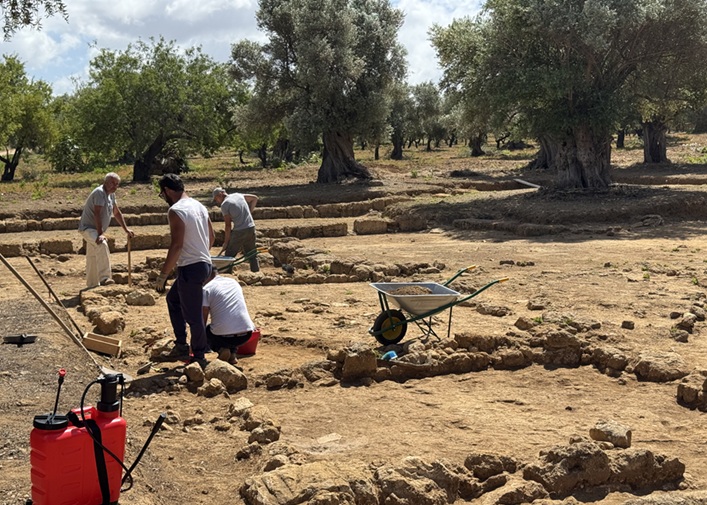 Al momento stai visualizzando Nuove attività di scavo nel quartiere residenziale di Agrigento, a nord dei Templi