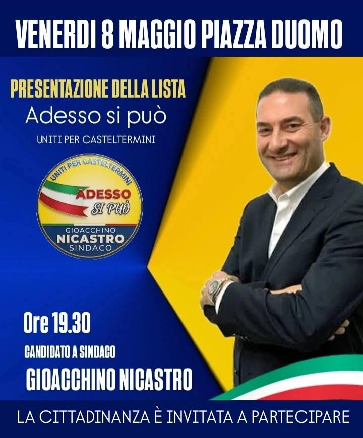 Al momento stai visualizzando Nicastro svela la lista di supporto per le amministrative a Casteltermini