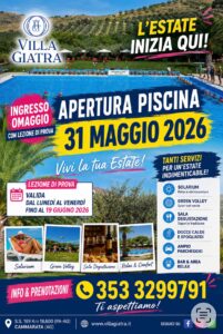 Scopri di più sull'articolo Riapre la piscina di Villa Giatra a Cammarata: momenti da non perdere!