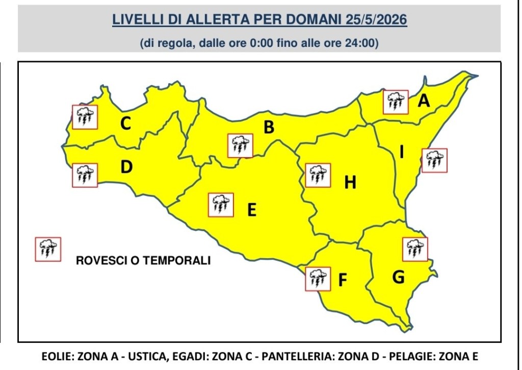Al momento stai visualizzando Maltempo persistente in Sicilia: scatta l’allerta gialla per la popolazione