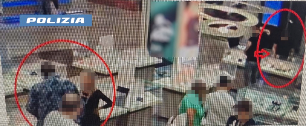 Al momento stai visualizzando Denunciati tre uomini per furti di bracciali nelle gioiellerie locali