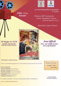Scopri di più sull'articolo Cineforum 2026 dell’Unitre: si proietta “Anni difficili” di Luigi Zampa