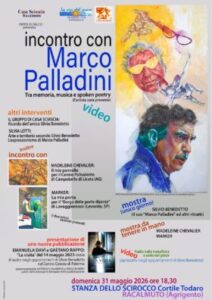 Scopri di più sull'articolo Marco Palladini a Racalmuto: un viaggio tra musica e spoken poetry