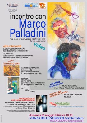 Al momento stai visualizzando Marco Palladini a Racalmuto: un viaggio tra musica e spoken poetry