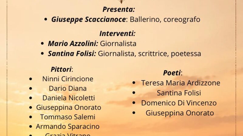 Al momento stai visualizzando Arte, parole, musica e danza si incontrano a Palermo con “Dancing in the world