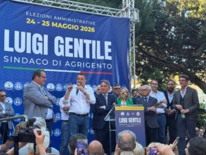 Scopri di più sull'articolo Salvini: “Da Gentile attendo un successo significativo alle amministrative