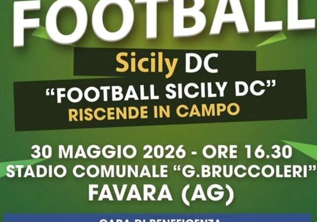 Al momento stai visualizzando Grande partita di solidarietà allo Stadio “Giovanni Bruccoleri” di Favara