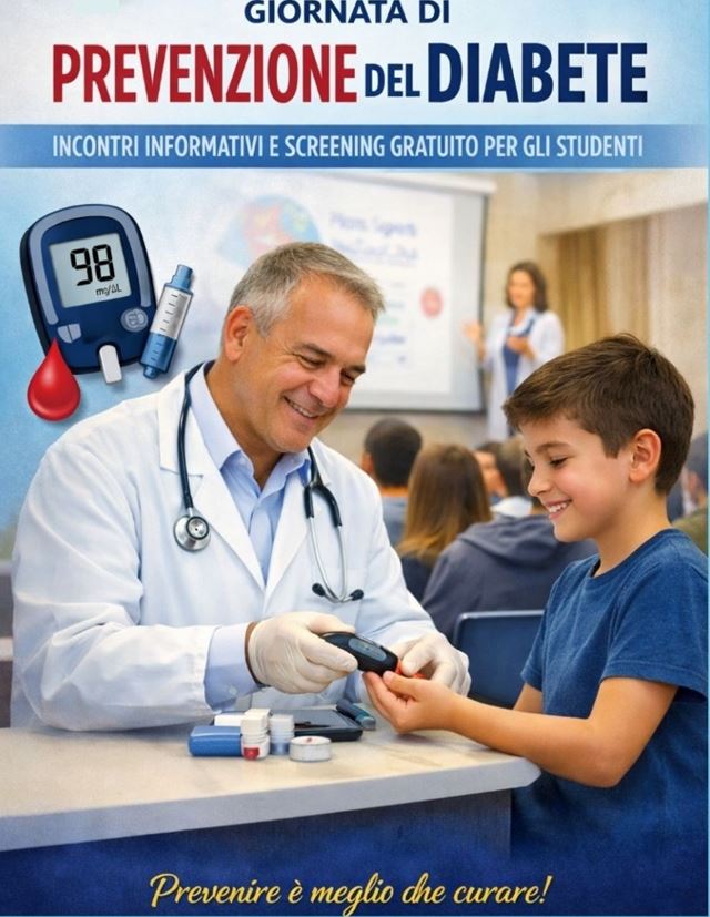 Al momento stai visualizzando Diabete: screening gratuito all’Istituto “Brancati” di Favara