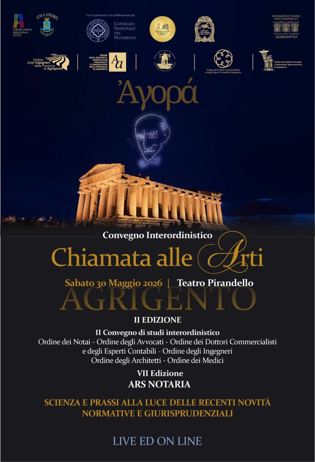 Al momento stai visualizzando Ad Agrigento il convegno “Chiamata alle Arti” unisce diritto e creatività
