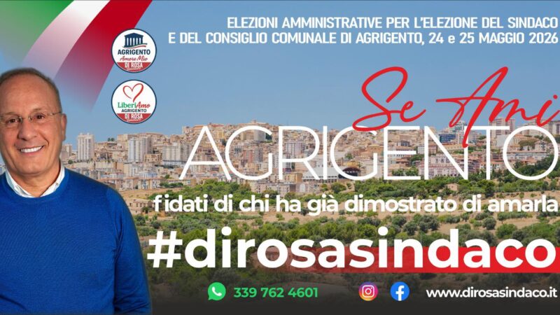 Scopri di più sull'articolo Giuseppe Di Rosa in comizio a Villaggio Mosè: appuntamento in Piazza del Vespro