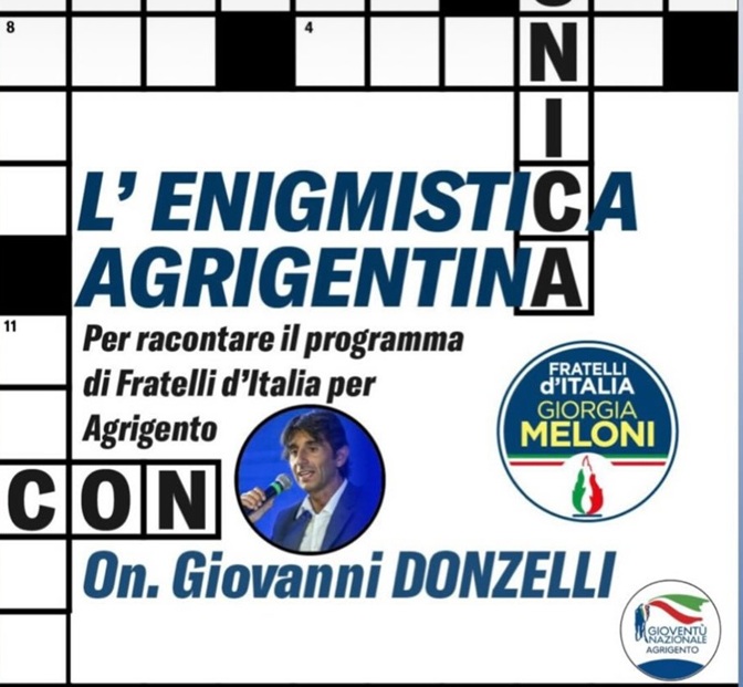 Scopri di più sull'articolo Giovanni Donzelli di Fratelli d’Italia in visita ad Agrigento per un confronto diretto