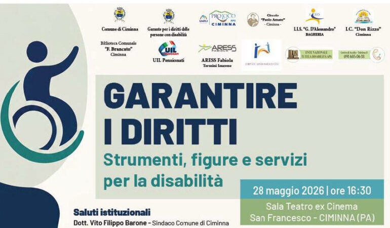 Al momento stai visualizzando Ciminna ospita un convegno sui diritti delle persone con disabilità