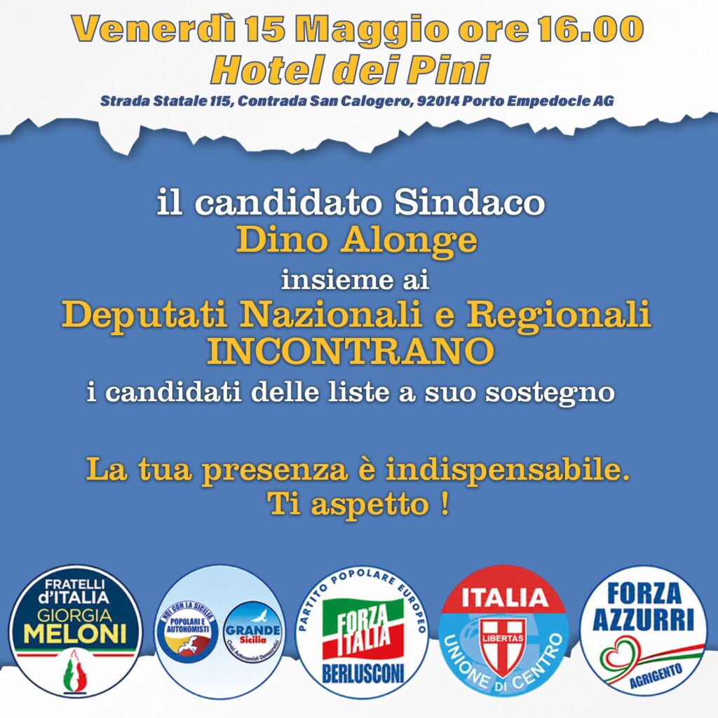 Al momento stai visualizzando Alonge dialoga con i candidati consiglieri a Porto Empedocle