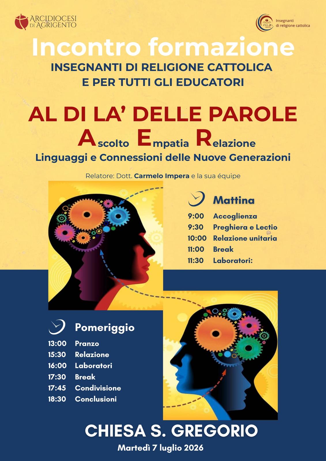 Al momento stai visualizzando Formazione per Docenti di Religione Cattolica: appuntamento il 7 luglio
