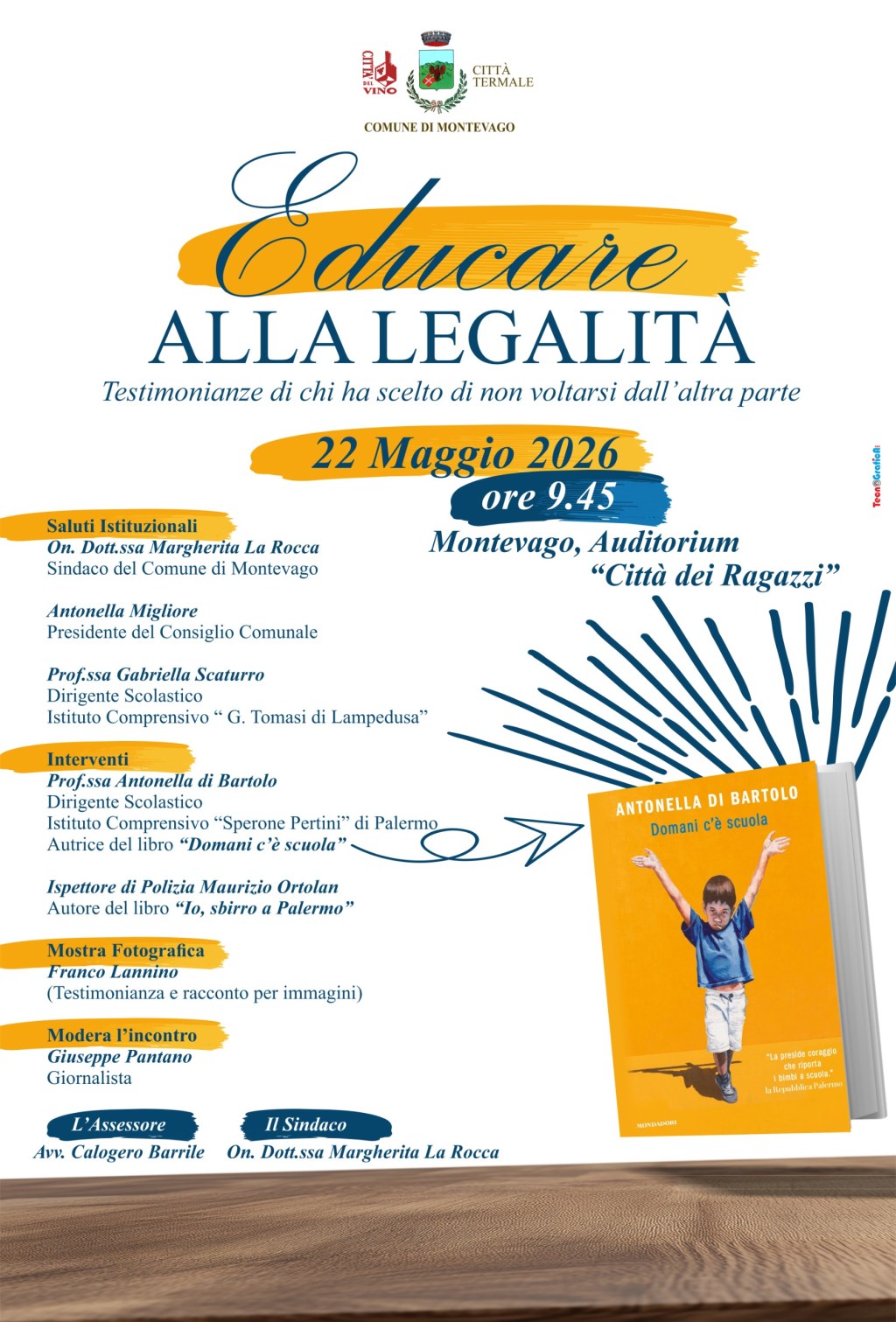 Al momento stai visualizzando Montevago: incontro sulle testimonianze di chi lotta per la legalità