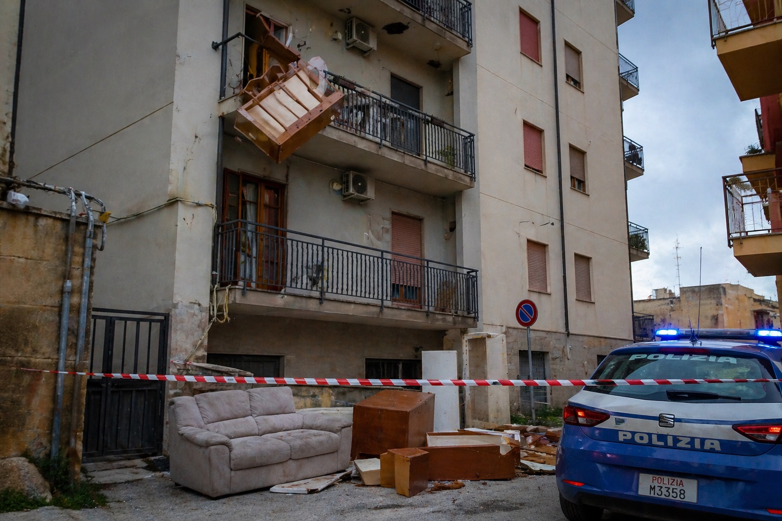 Al momento stai visualizzando Tragedia sfiorata ad Agrigento: 26enne denunciato per mobili lanciati dal balcone