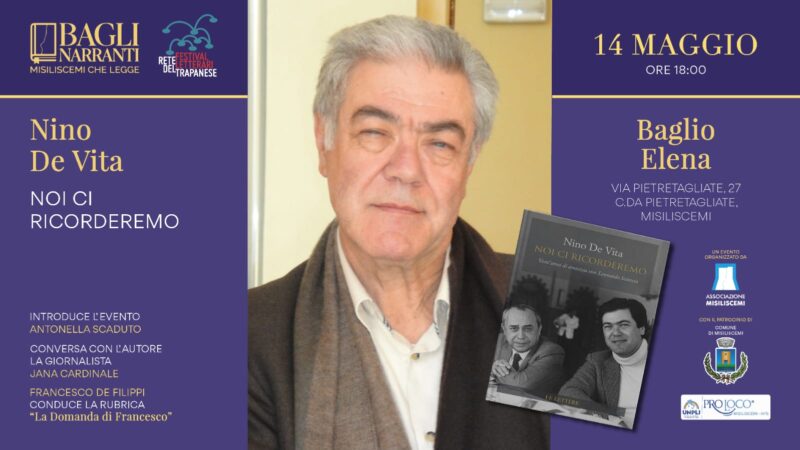 Al momento stai visualizzando Nino De Vita presenta “Noi ci ricorderemo” alla rassegna “Bagli Narranti”